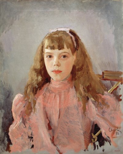 Portrait of Grand Duchess Olga Alexandrovna by Valentin Aleksandrovich Serov